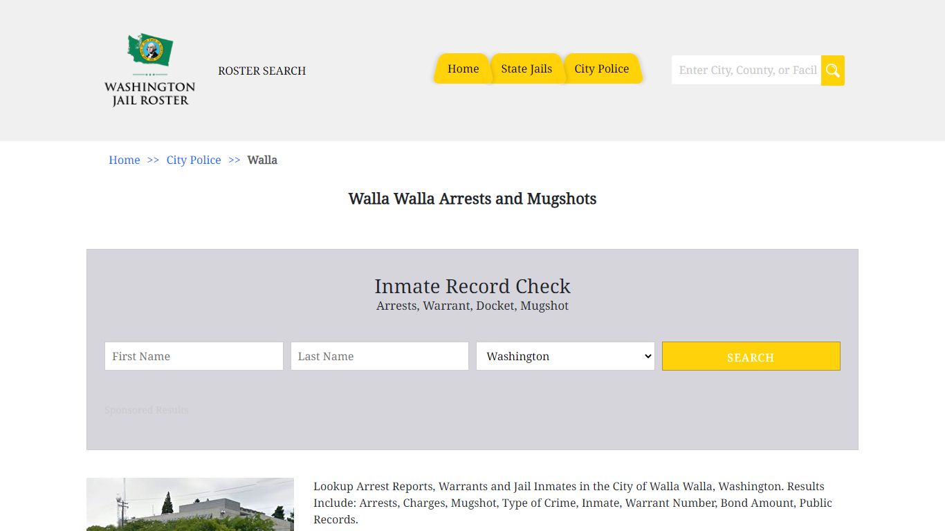 Walla Walla Arrests and Mugshots | Jail Roster Search