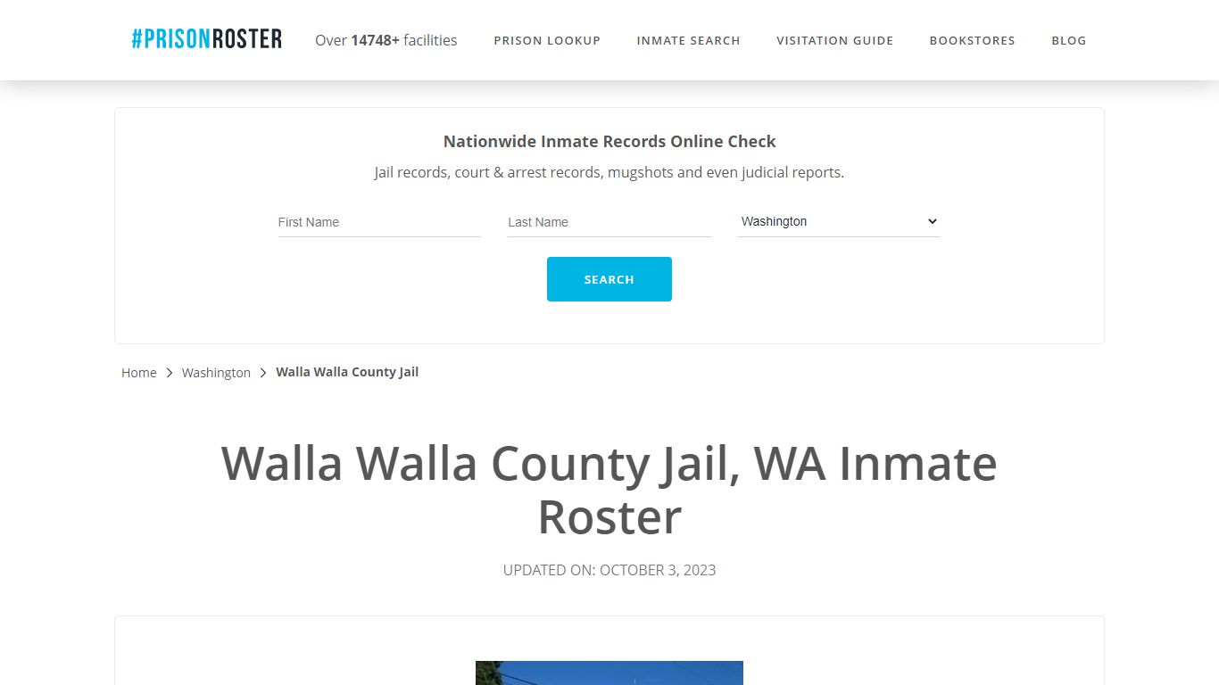 Walla Walla County Jail, WA Inmate Roster - Prisonroster
